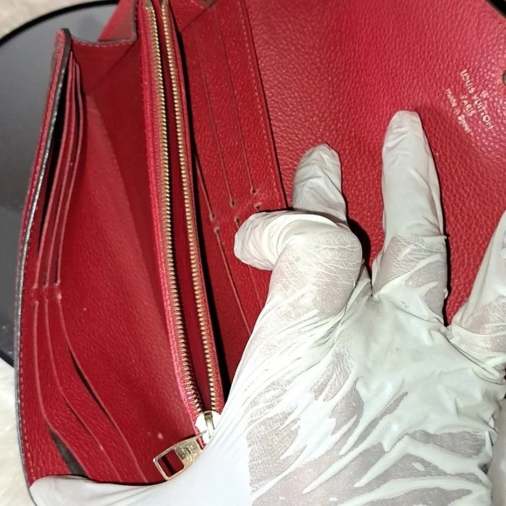 Louis Vuitton Empreinte Curieuse Red Wallet EUC